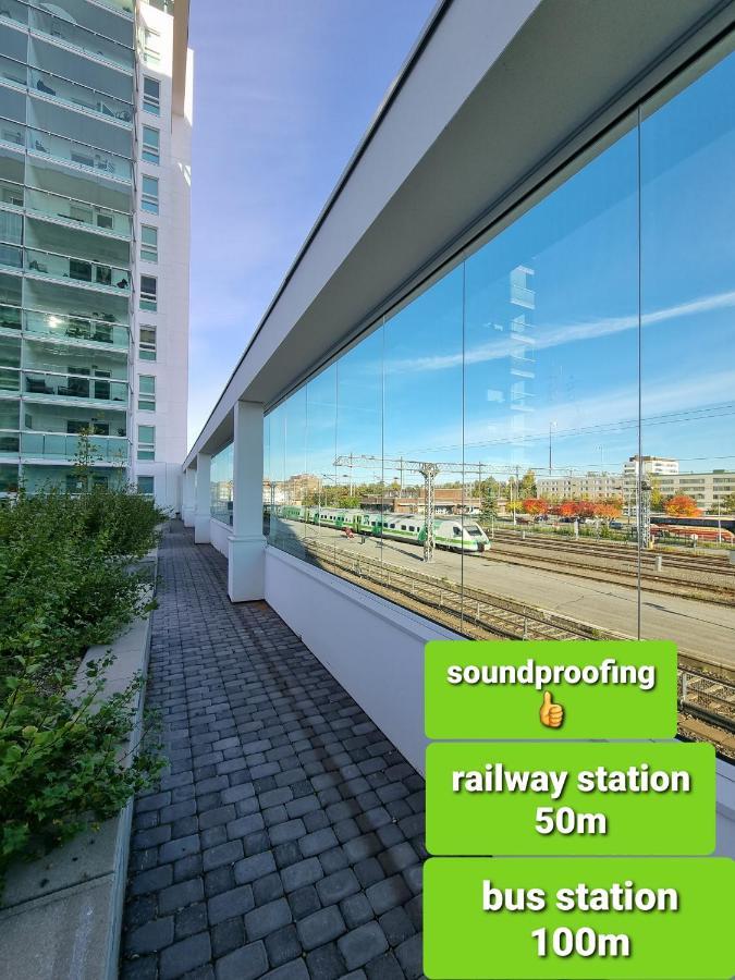 City Center 1R Studio With Perfect View, Parking Оулу Экстерьер фото