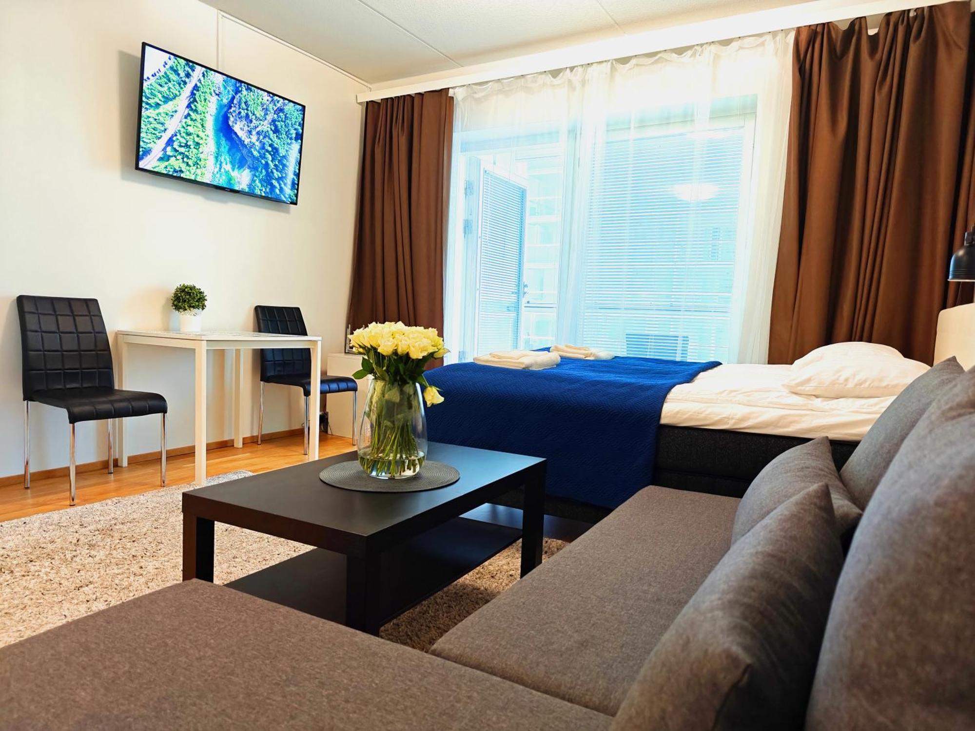 City Center 1R Studio With Perfect View, Parking Оулу Экстерьер фото